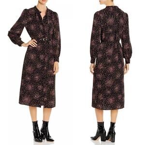 Kate Spade Disco Dots Ruffle Shirtdress Size 6